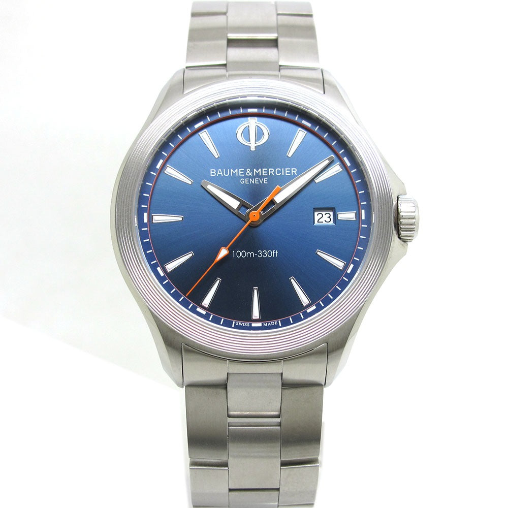 Baume & Mercier ボーム&メルシェ 腕時計 クリフトン クラブ 10413 M0A10413 ブルー クォーツ