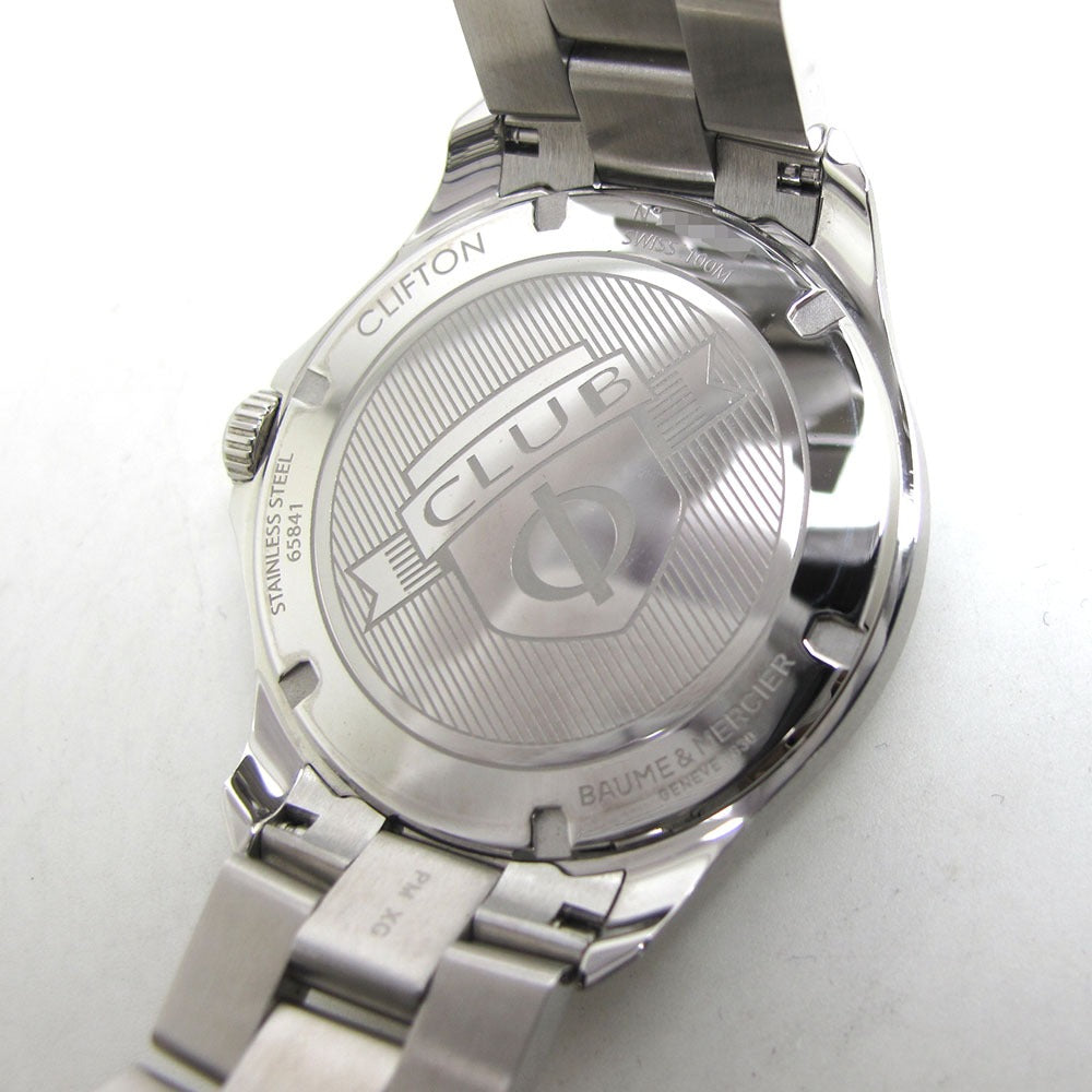 Baume & Mercier ボーム&メルシェ 腕時計 クリフトン クラブ 10413 M0A10413 ブルー クォーツ