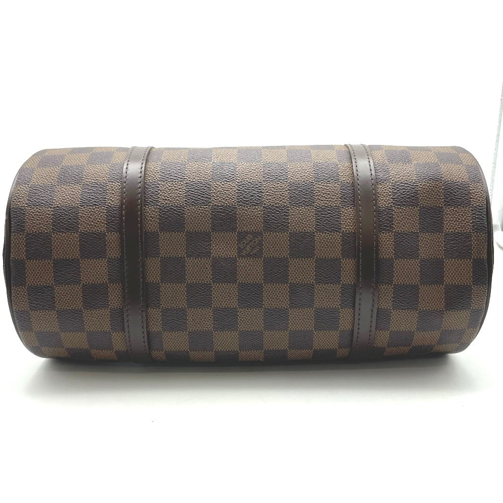 LOUIS VUITTON ルイ・ヴィトン ハンドバッグ パピヨン30 ミニバッグ無し ダミエ エベヌ PVC コーティングキャンバス ゴールド金具 ブラウン ベージュ レディース N51303