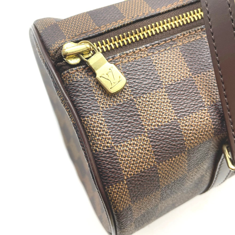LOUIS VUITTON ルイ・ヴィトン ハンドバッグ パピヨン30 ミニバッグ無し ダミエ エベヌ PVC コーティングキャンバス ゴールド金具 ブラウン ベージュ レディース N51303