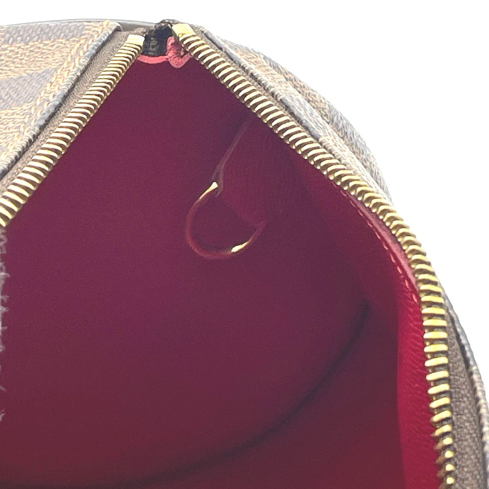 LOUIS VUITTON ルイ・ヴィトン ハンドバッグ パピヨン30 ミニバッグ無し ダミエ エベヌ PVC コーティングキャンバス ゴールド金具 ブラウン ベージュ レディース N51303