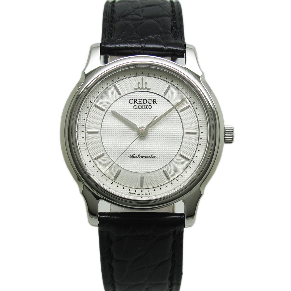 SEIKO セイコー 腕時計 クレドール シグノ GCBB999 4S71-0010 シルバー 自動巻き