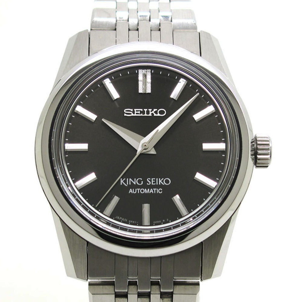 SEIKO セイコー 腕時計 KING SEIKO キングセイコー SDKS005 6R31-00D0 ブラック 自動巻き