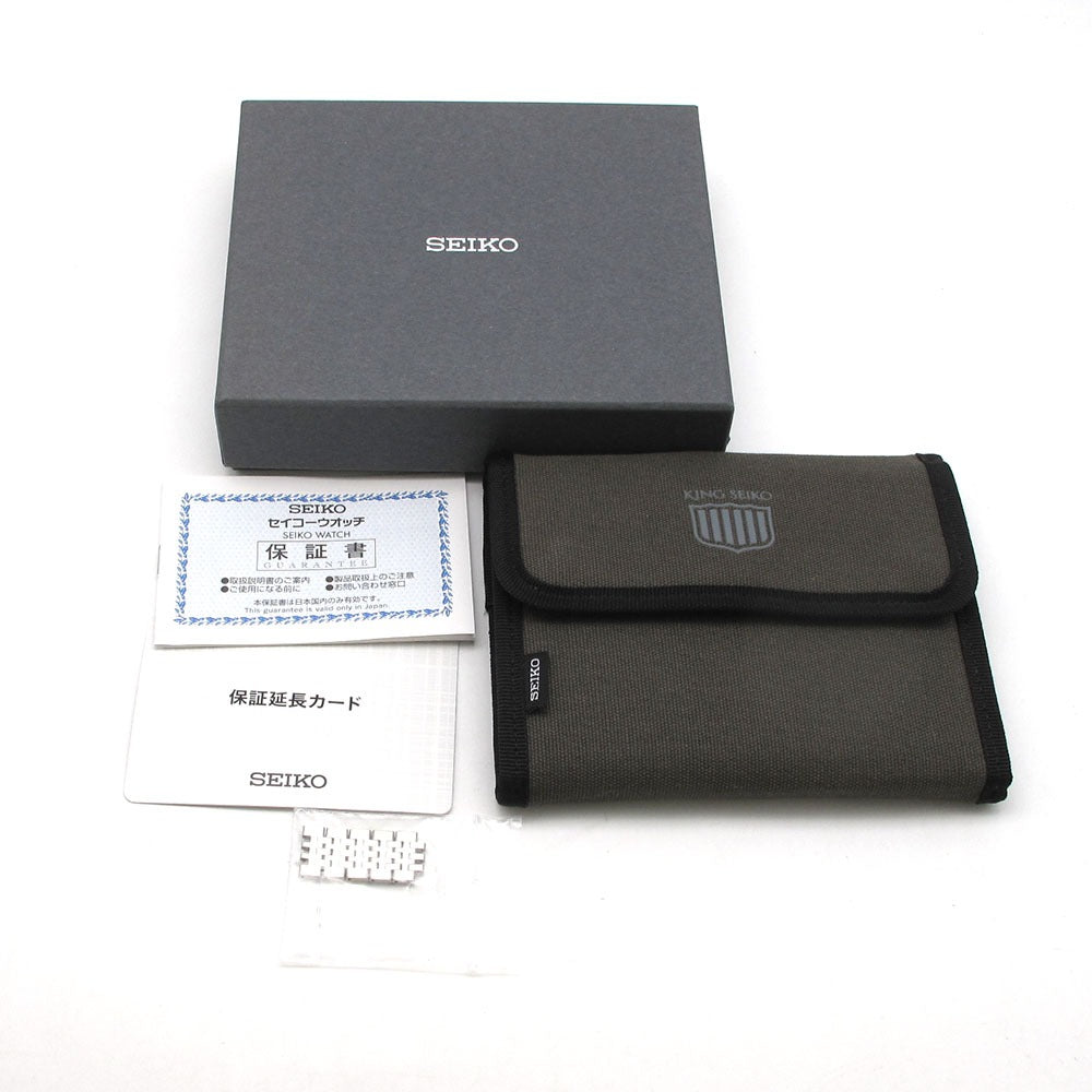 SEIKO セイコー 腕時計 KING SEIKO キングセイコー SDKS005 6R31-00D0 ブラック 自動巻き
