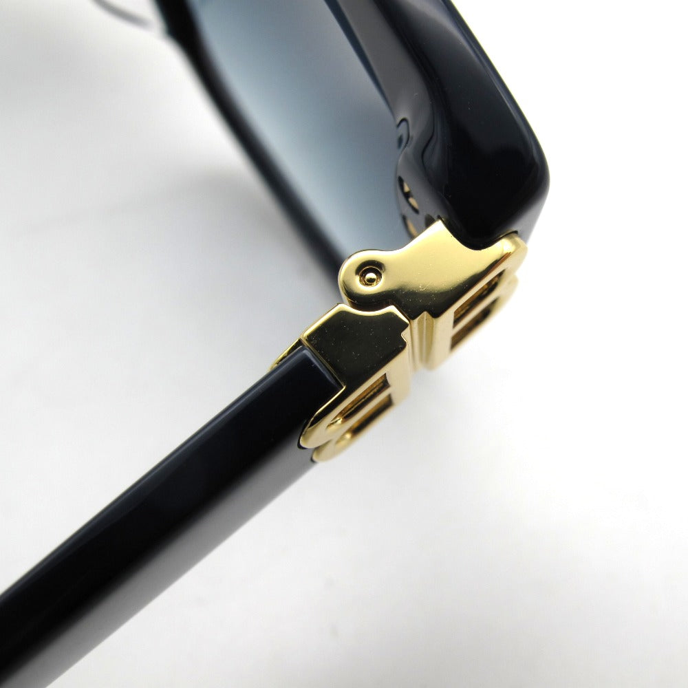 BALENCIAGA バレンシアガ サングラス メガネフレーム コンビフレーム ウェリントン 薄ネイビーレンズ ネイビー×ゴールド メンズ レディース ユニセックス 箱・クロスあり BB0102SA-005