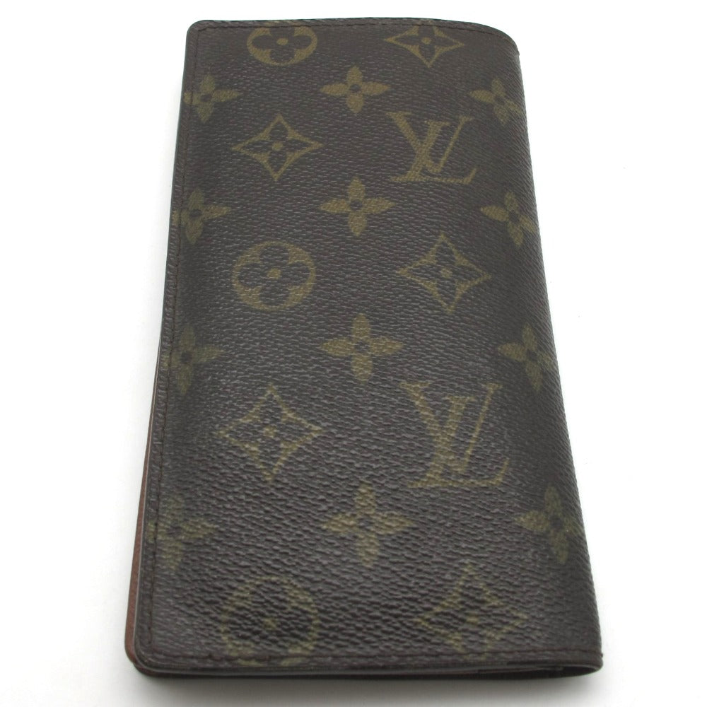 LOUIS VUITTON ルイ・ヴィトン 長財布 ポルトカルトクレディ モノグラム PVC ブラウン 札入れ カード入れ カードケース 小銭入れなし メンズ レディース M60825