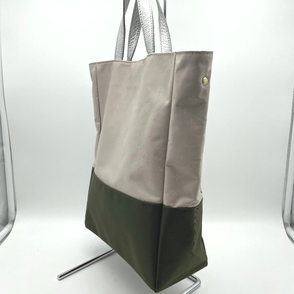 russet ラシット トートバッグ ハンドバッグ キャンドルシリーズ シグネチャー ゴールド金具 ナイロン スモーキーピンク ピンク ダークグリーン レディース