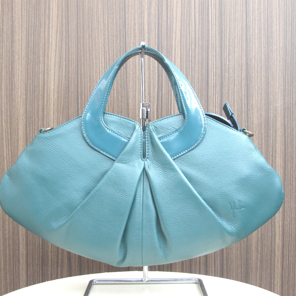 Sybilla シビラ ハンドバッグ レザー グリーン レディース