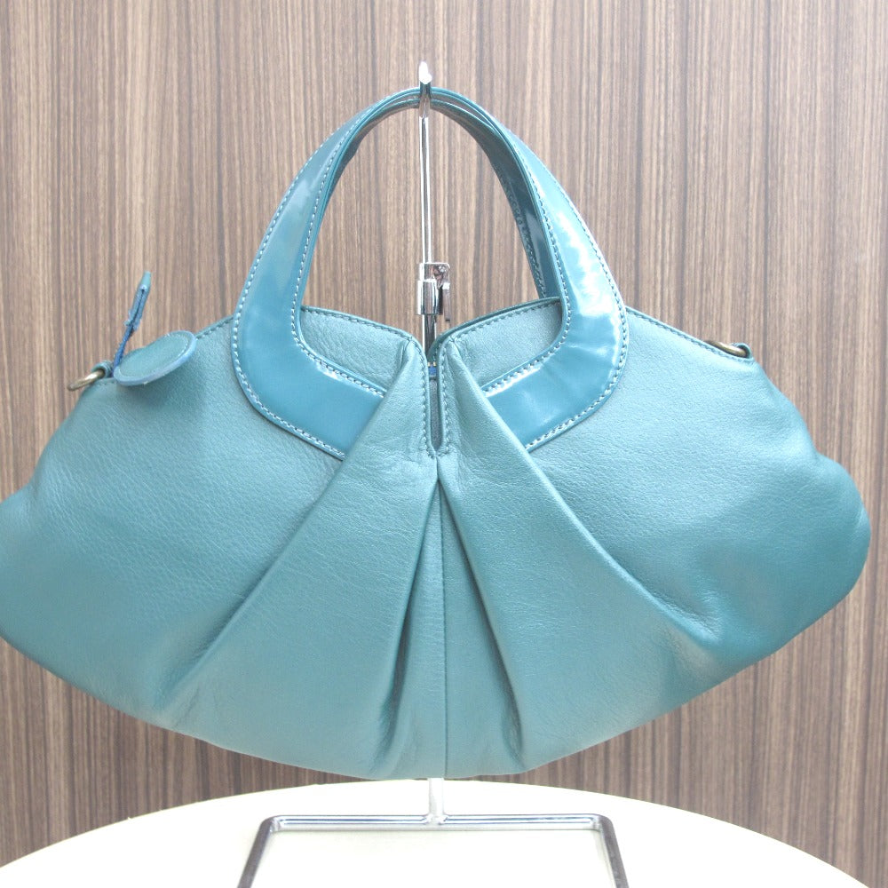 Sybilla シビラ ハンドバッグ レザー グリーン レディース