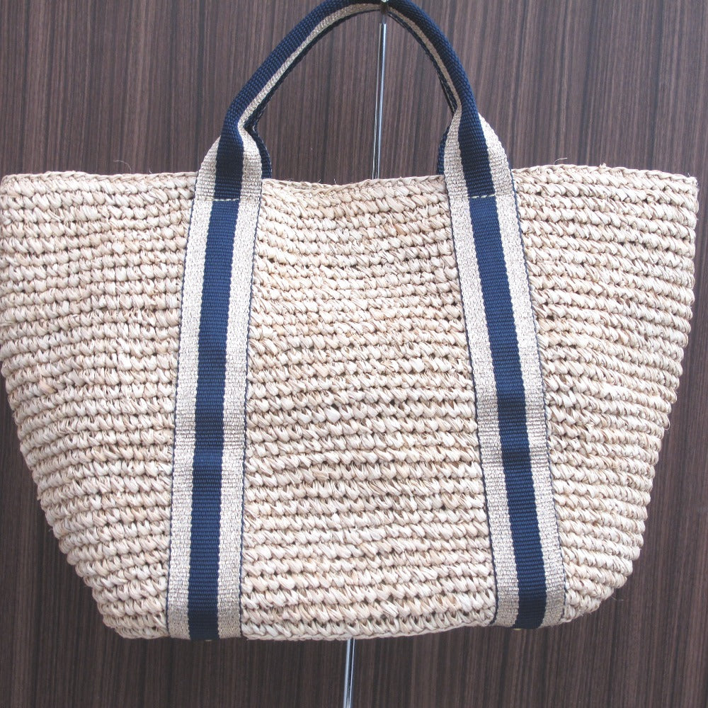 VIOLAd'ORO ヴィオラドーロ トートバッグ ハンドバッグ ストローバッグ 麦わら レディース