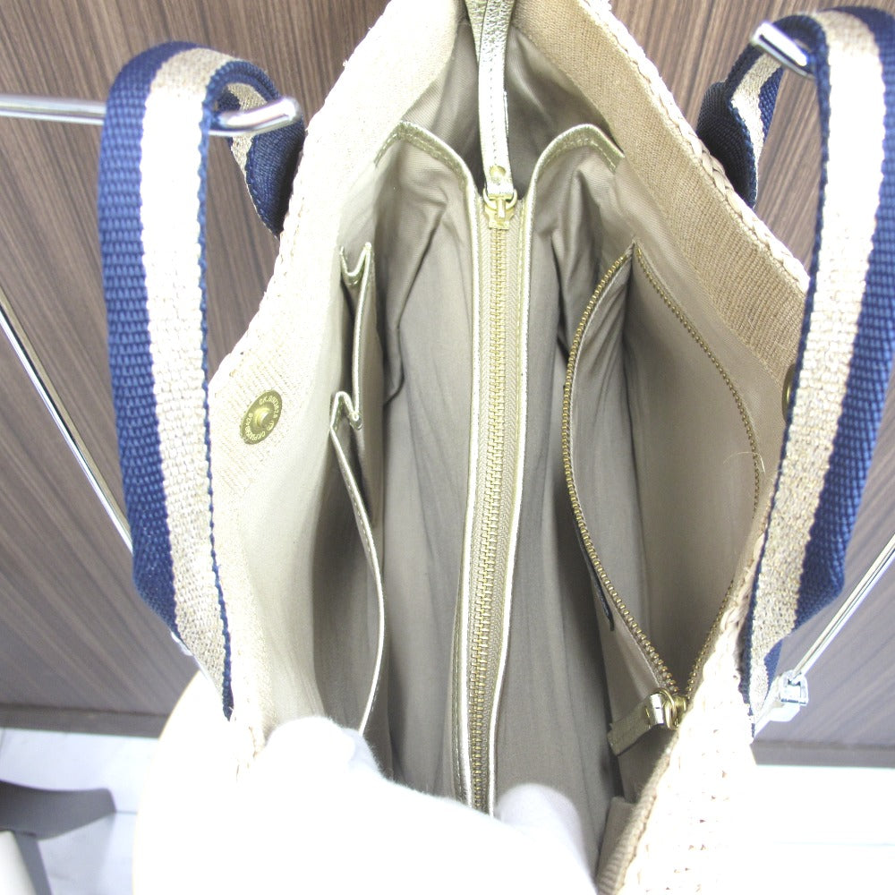 VIOLAd'ORO ヴィオラドーロ トートバッグ ハンドバッグ ストローバッグ 麦わら レディース