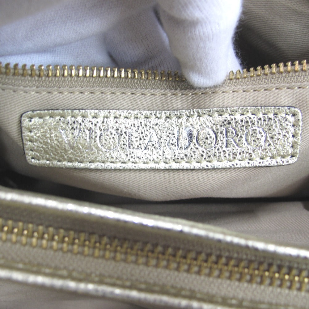 VIOLAd'ORO ヴィオラドーロ トートバッグ ハンドバッグ ストローバッグ 麦わら レディース