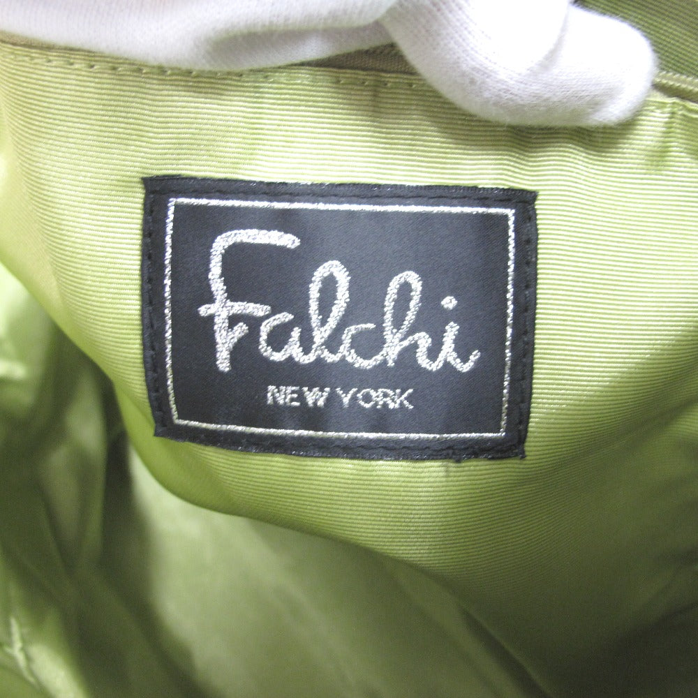 Falchi NewYork ファルチニューヨーク トートバッグ ショルダーバッグ ハンドバッグ レザー ブラウン レディース