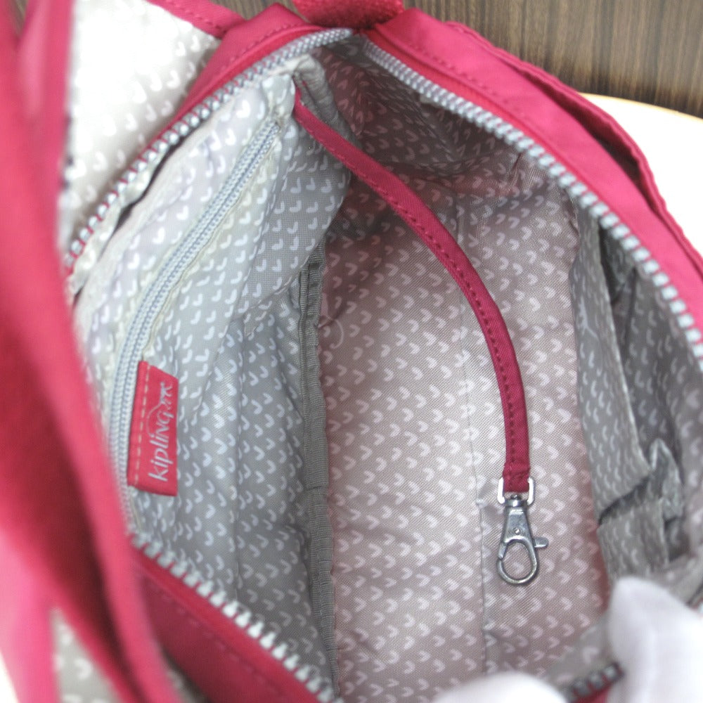 Kipling キプリング ショルダーバッグ フラップ型 斜め掛け ナイロン レディース 美品