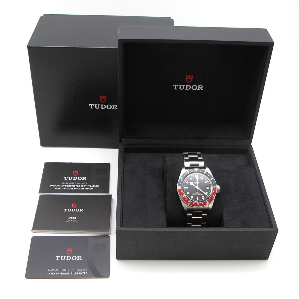 TUDOR チュードル 腕時計 ブラックベイ GMT 79830RB M79830RB-0001 自動巻き HERITAGE BLACK BAY 美品