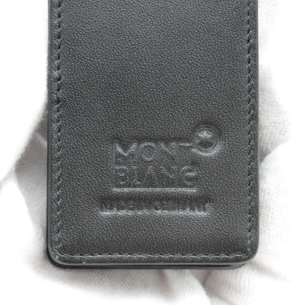 MONTBLANC モンブラン その他文具 マイスターシュテュック 二本差し ペンポーチ ペンケース 筆箱 レザー ブラック ステーショナリー