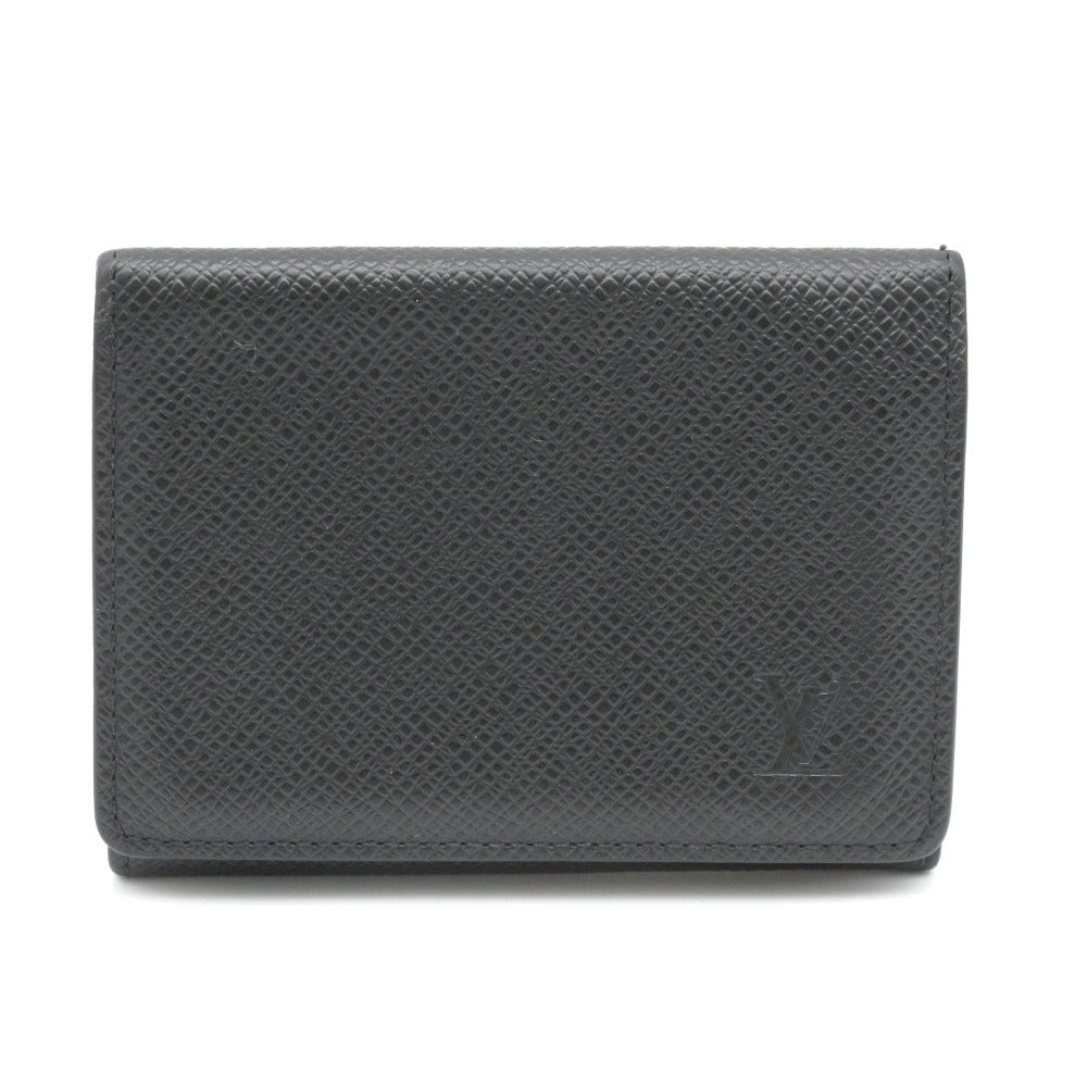 LOUIS VUITTON ルイ・ヴィトン カードケース アンヴェロップ カルトドゥヴィジット アルドワーズ 名刺入れ ブラック レザー メンズ タイガ M30922