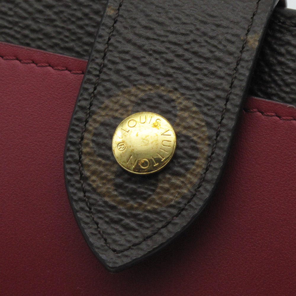 LOUIS VUITTON ルイ・ヴィトン 二つ折り財布 ポルトフォイユ ジュリエット フューシャ コンパクト ウォレット レディース モノグラム M69433 美品