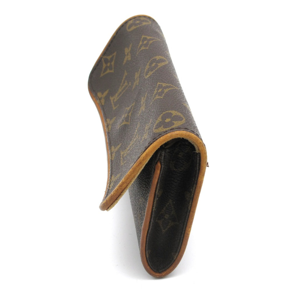 LOUIS VUITTON ルイ・ヴィトン ウエストバッグ ポシェットツインPM ポーチ クラッチ ストラップ無し PVC レザー モノグラム M51854 難あり