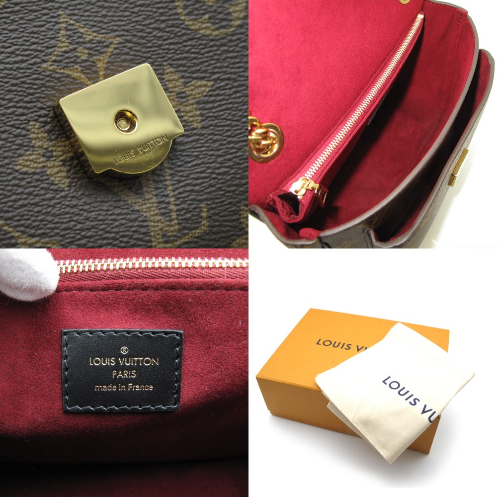 LOUIS VUITTON ルイ・ヴィトン ショルダーバッグ パッシー チェーン PVC レザー レディース モノグラム M45592 美品
