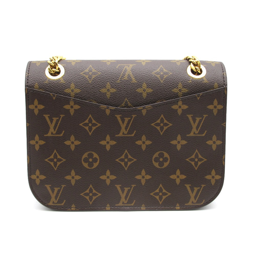 LOUIS VUITTON ルイ・ヴィトン ショルダーバッグ パッシー チェーン PVC レザー レディース モノグラム M45592 美品