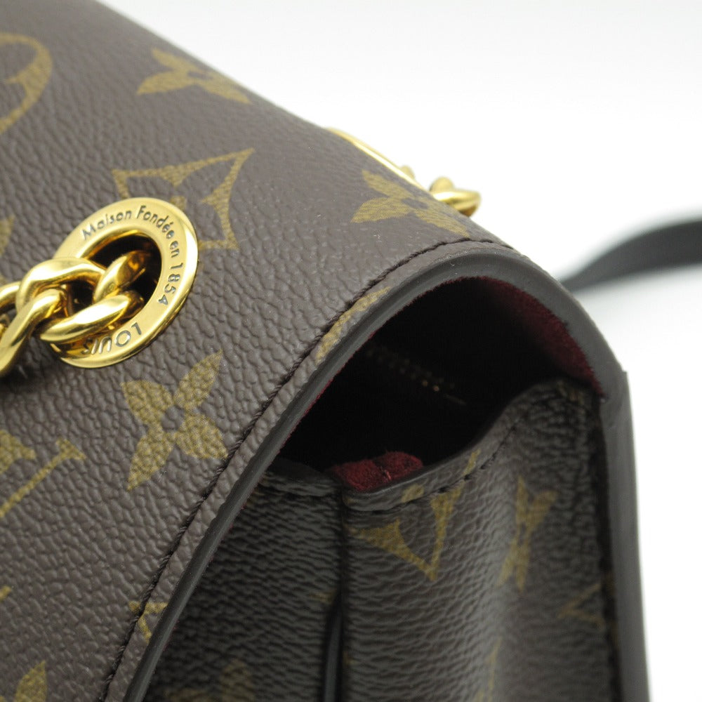 LOUIS VUITTON ルイ・ヴィトン ショルダーバッグ パッシー チェーン PVC レザー レディース モノグラム M45592 美品