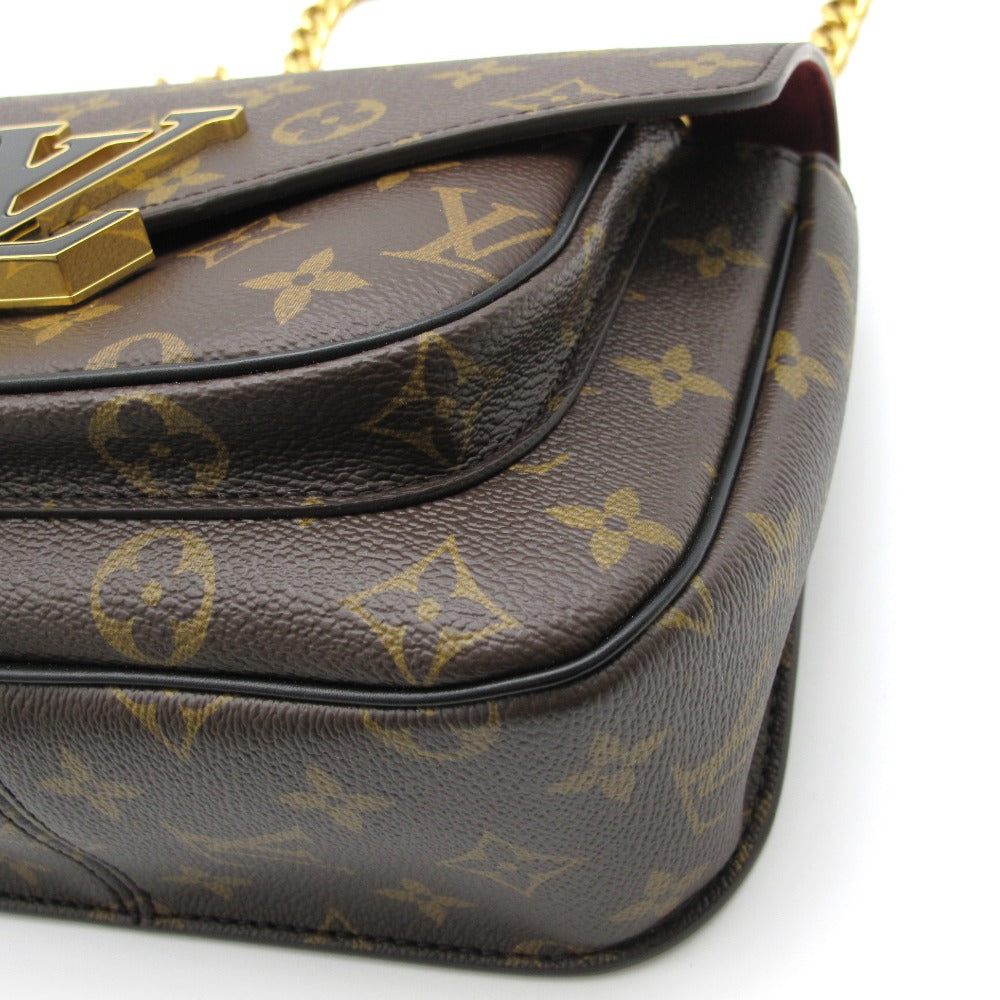 LOUIS VUITTON ルイ・ヴィトン ショルダーバッグ パッシー チェーン PVC レザー レディース モノグラム M45592 美品