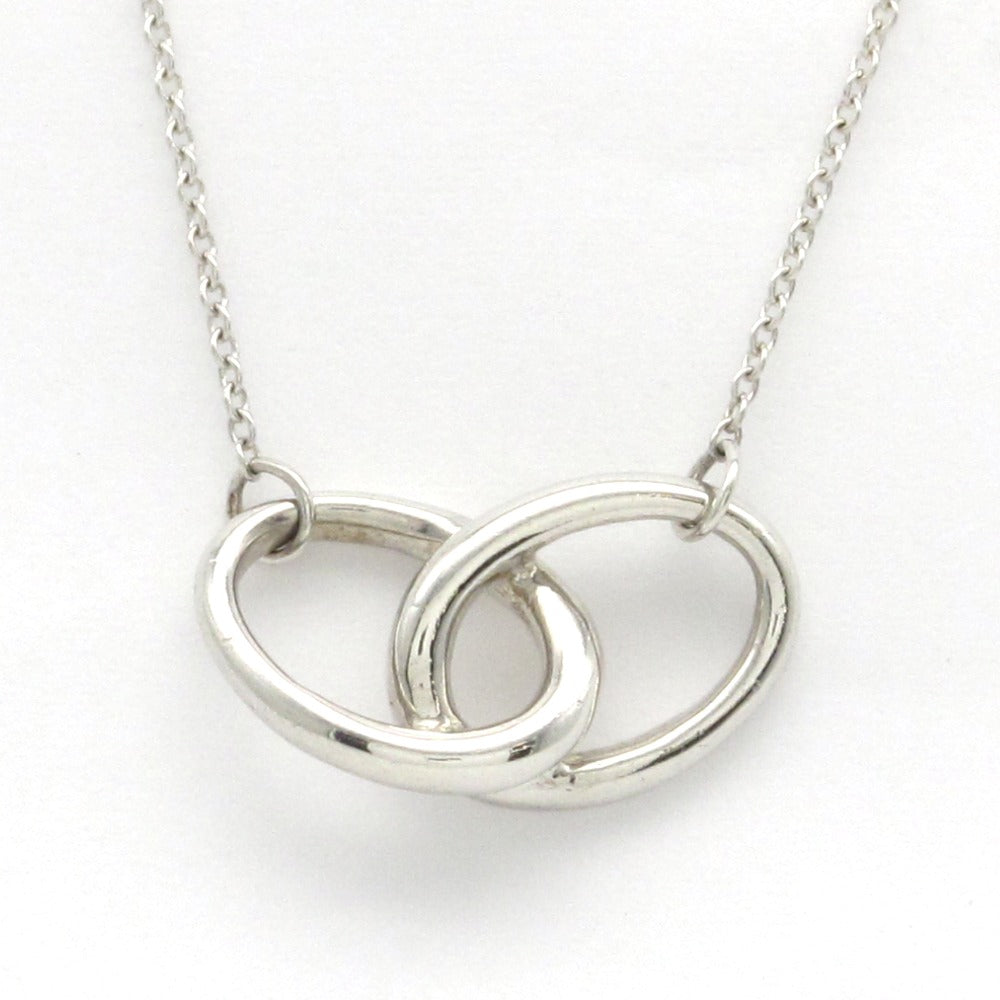 TIFFANY&Co. ティファニー ダブルループ ネックレス エルサ・ペレッティ SILVER シルバー SV Ag 925 レディース アクセサリー