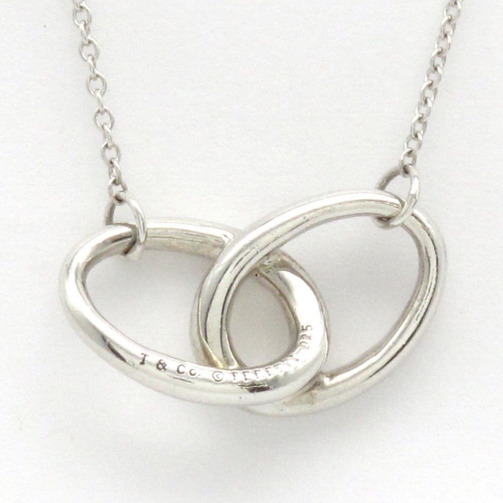 TIFFANY&Co. ティファニー ダブルループ ネックレス エルサ・ペレッティ SILVER シルバー SV Ag 925 レディース アクセサリー