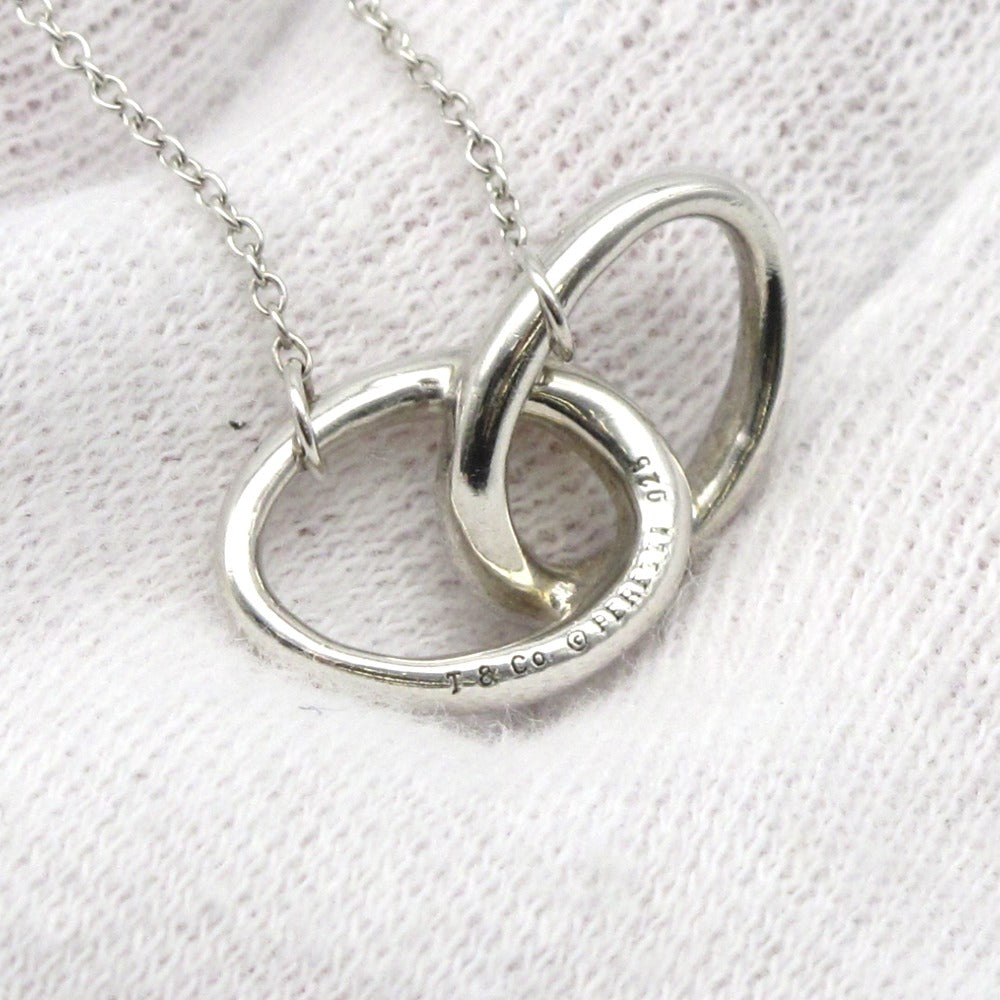 TIFFANY&Co. ティファニー ダブルループ ネックレス エルサ・ペレッティ SILVER シルバー SV Ag 925 レディース アクセサリー