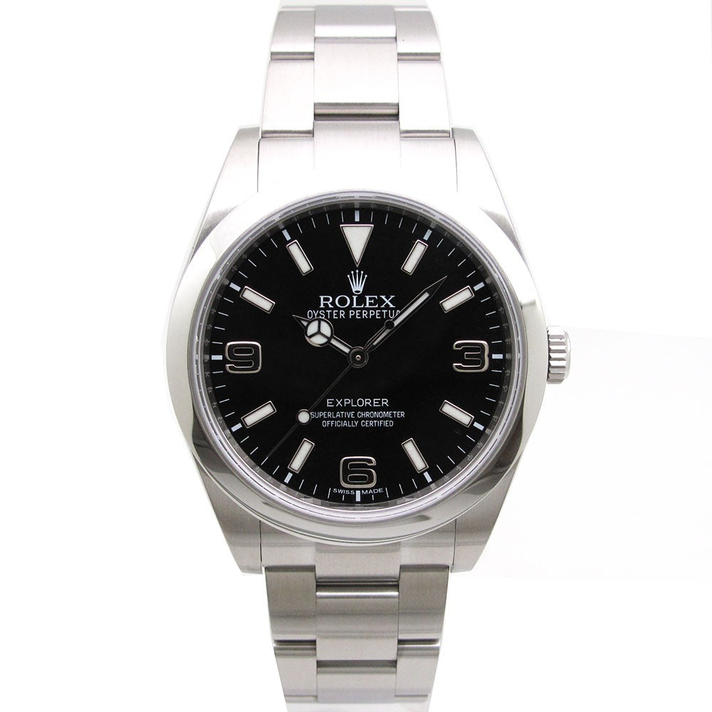 ROLEX ロレックス 腕時計 エクスプローラー1 Ref.214270 ランダム番 鏡面バックル 自動巻き EXPLORER 美品