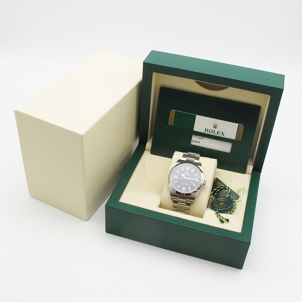 ROLEX ロレックス 腕時計 エクスプローラー1 Ref.214270 ランダム番 鏡面バックル 自動巻き EXPLORER 美品