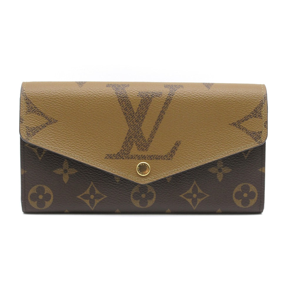 LOUIS VUITTON ルイ・ヴィトン 長財布 ポルトフォイユ サラ モノグラム ジャイアント リバース ウォレット PVC レザー M80726 美品