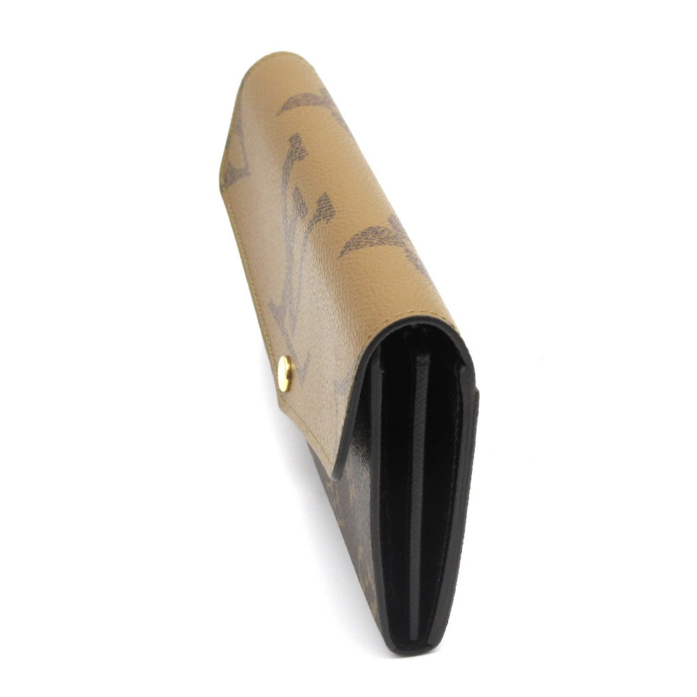 LOUIS VUITTON ルイ・ヴィトン 長財布 ポルトフォイユ サラ モノグラム ジャイアント リバース ウォレット PVC レザー M80726 美品