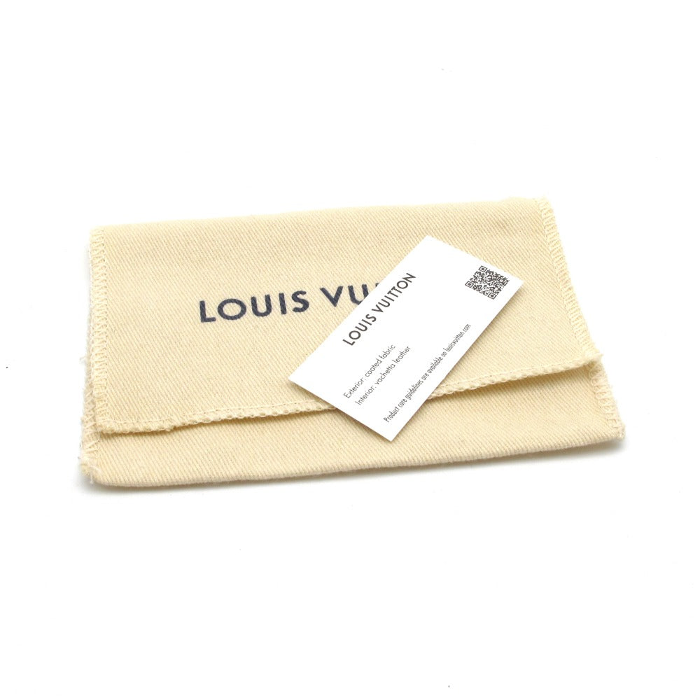 LOUIS VUITTON ルイ・ヴィトン キーケース ミュルティクレ6 ローズバレリーヌ 6連 イニシャル入り PVC レザー ブラウン ピンク モノグラム M61285