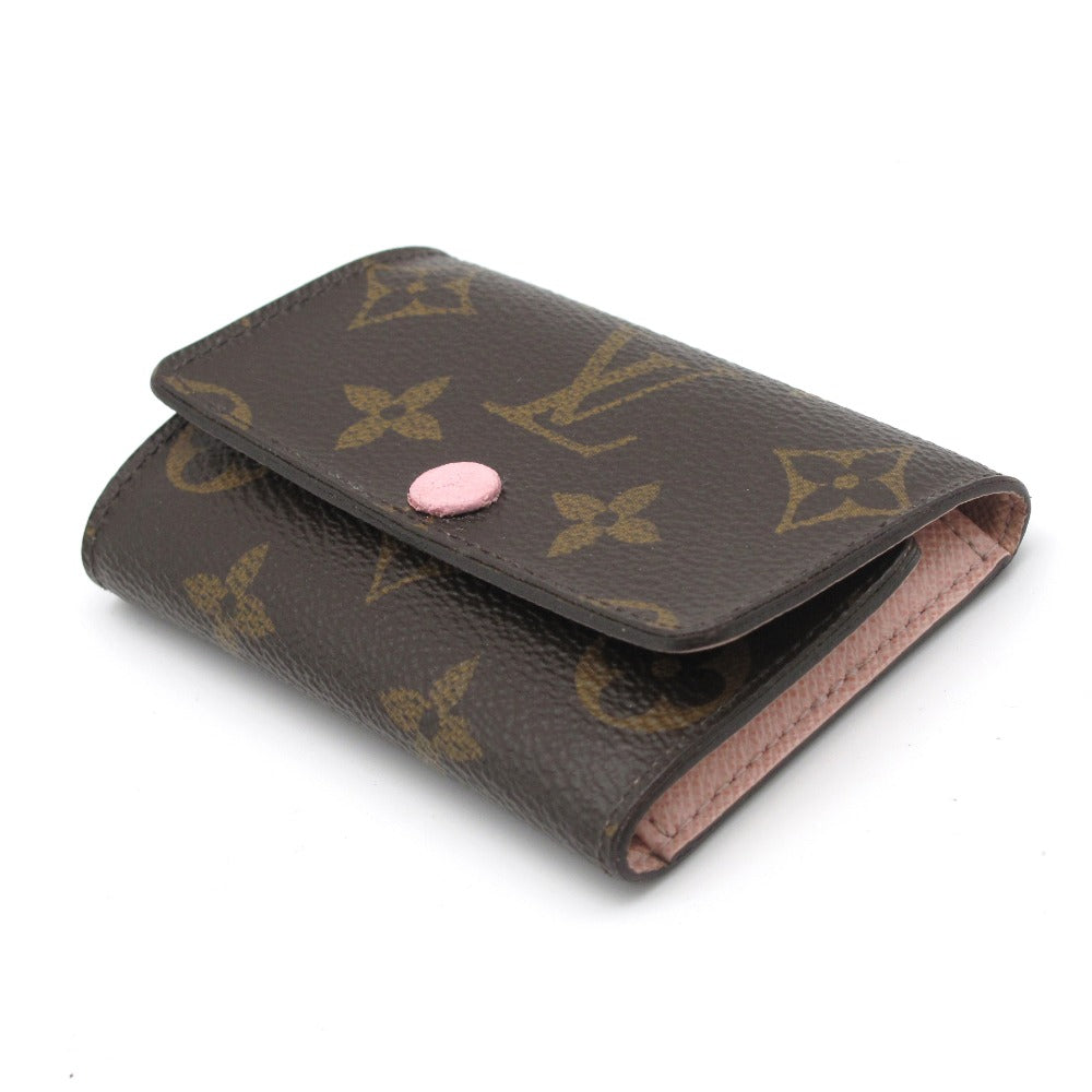 LOUIS VUITTON ルイ・ヴィトン キーケース ミュルティクレ6 ローズバレリーヌ 6連 イニシャル入り PVC レザー ブラウン ピンク モノグラム M61285