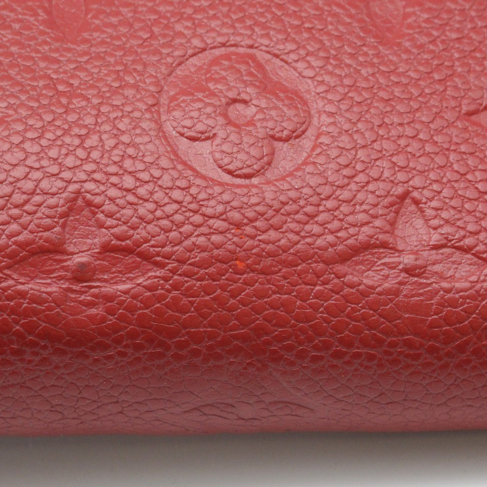LOUIS VUITTON ルイ・ヴィトン 長財布 ジッピー ウォレット スリーズ ラウンドファスナー レザー レッド モノグラム アンプラント M60737