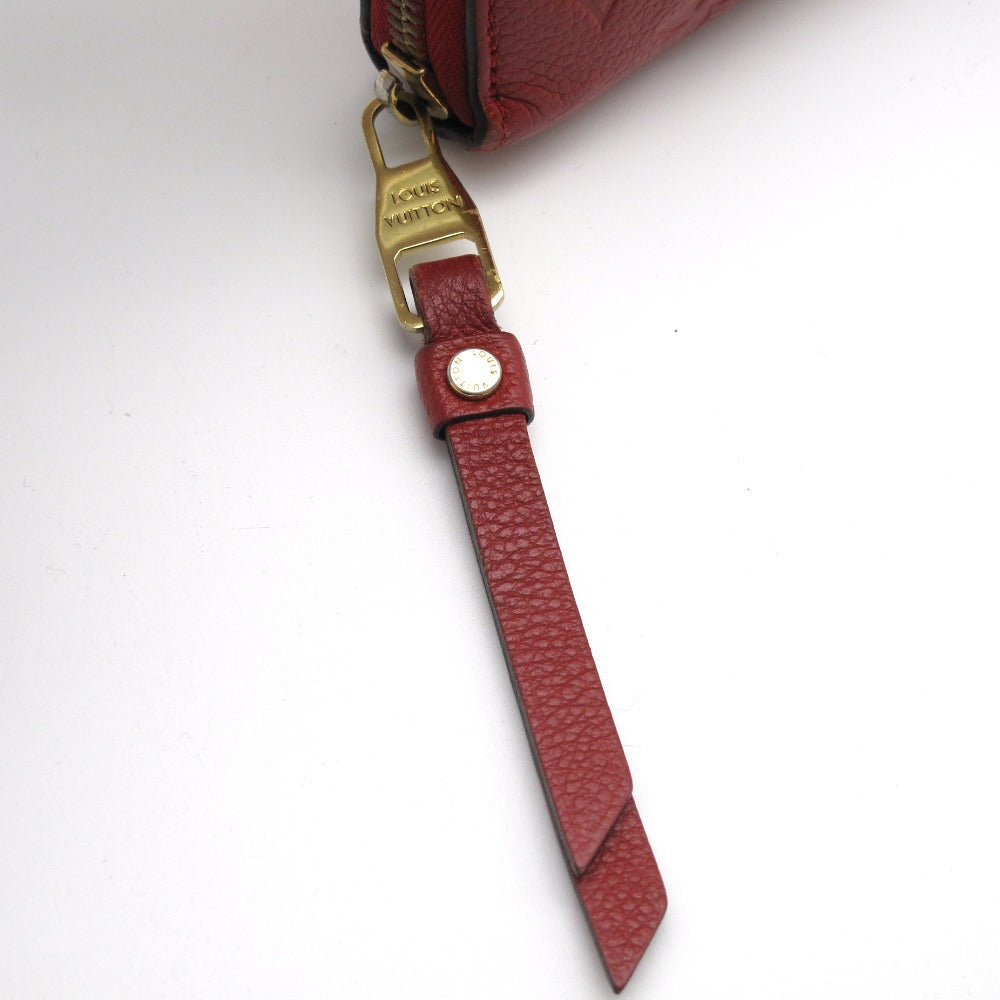 LOUIS VUITTON ルイ・ヴィトン 長財布 ジッピー ウォレット スリーズ ラウンドファスナー レザー レッド モノグラム アンプラント M60737