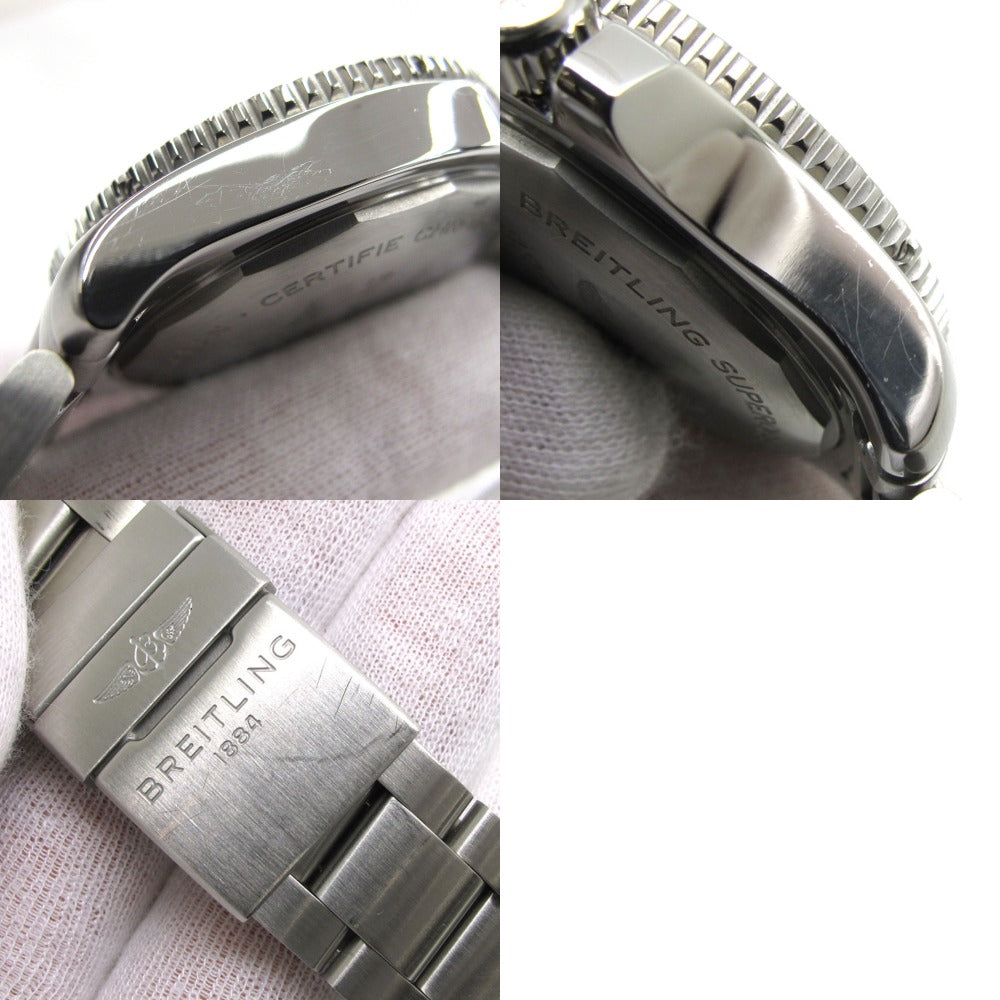 BREITLING ブライトリング 腕時計 スーパーオーシャン オートマティック 42 A17366 ブルー文字盤 SUPEROCEAN 美品