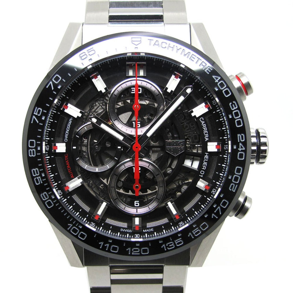 TAG HEUER タグホイヤー 腕時計 カレラ キャリバー ホイヤー01 クロノグラフ CAR201V.BA0714 自動巻き CARRERA 美品