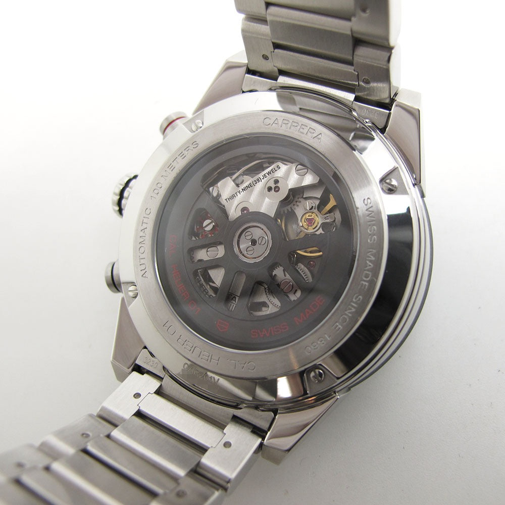 TAG HEUER タグホイヤー 腕時計 カレラ キャリバー ホイヤー01 クロノグラフ CAR201V.BA0714 自動巻き CARRERA 美品