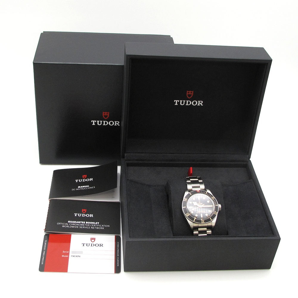 TUDOR チュードル 腕時計 ブラックベイ フィフティエイト 79030N M79030N-0001 ブラック 自動巻き HERITAGE BLACK BAY 美品