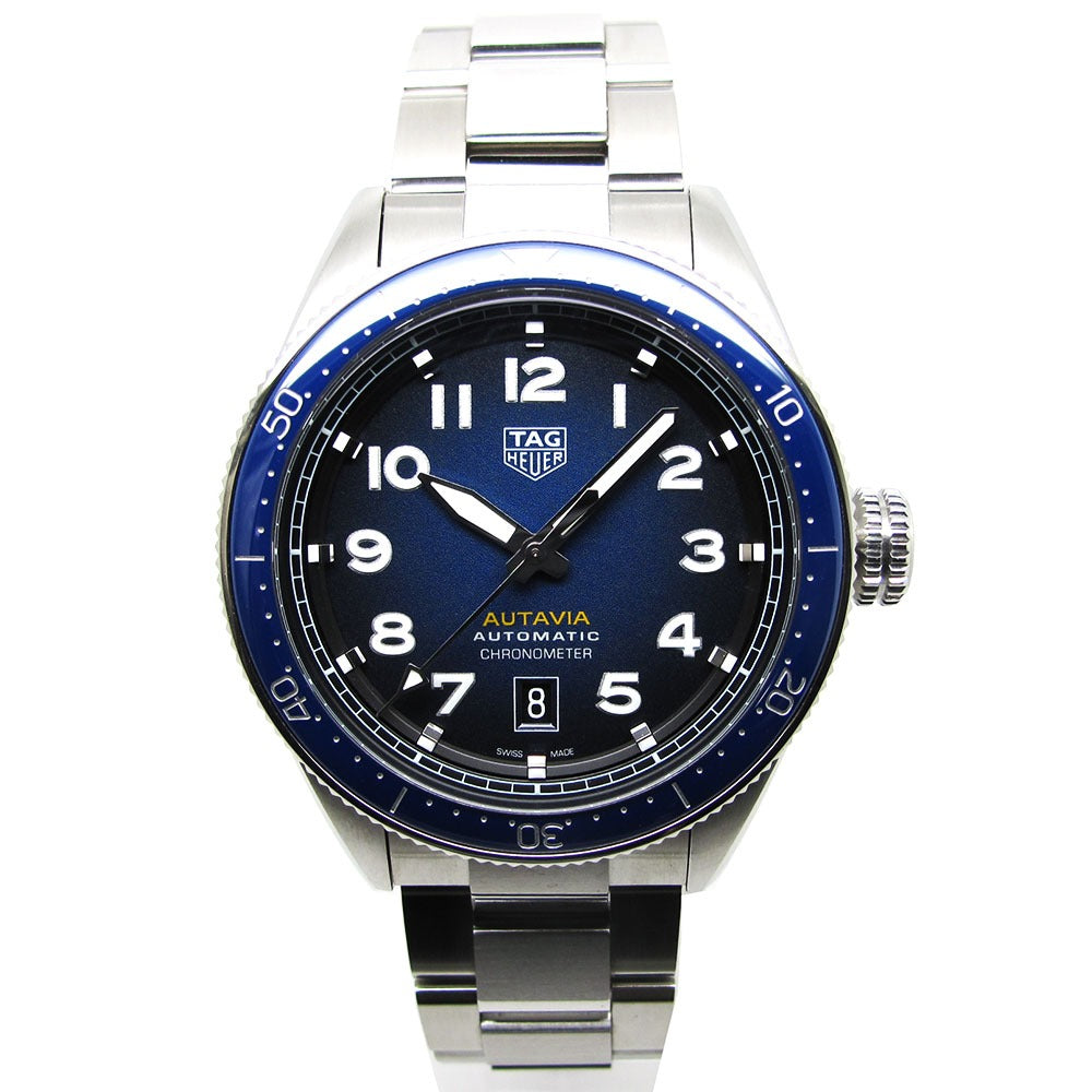 TAG HEUER タグホイヤー 腕時計 オータヴィア WBE5116.EB0173 ブルー文字盤 自動巻き 美品