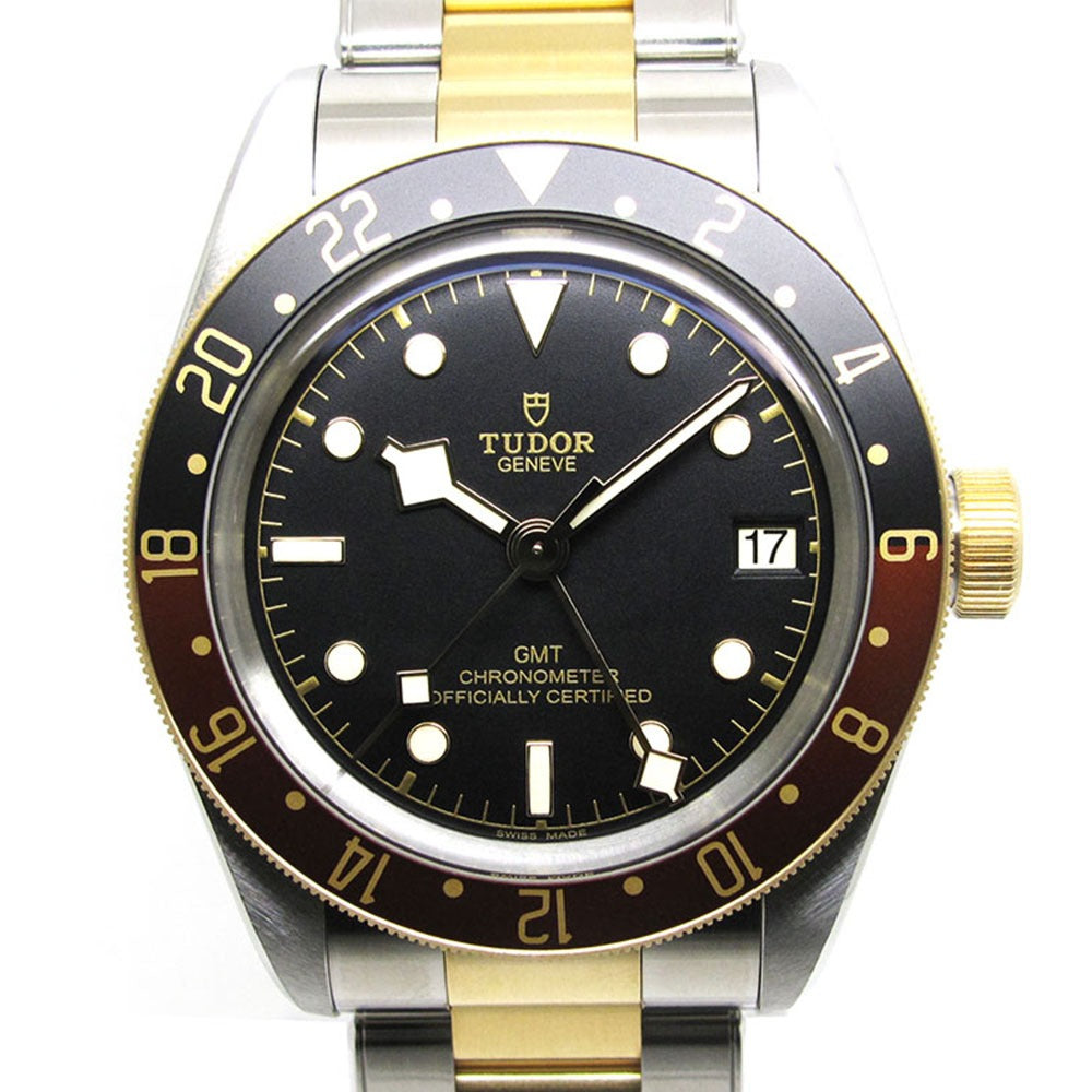 TUDOR チュードル 腕時計 ブラックベイ GMT S&G 79833MN M79833MN-0001 自動巻き HERITAGE BLACK BAY 未使用品