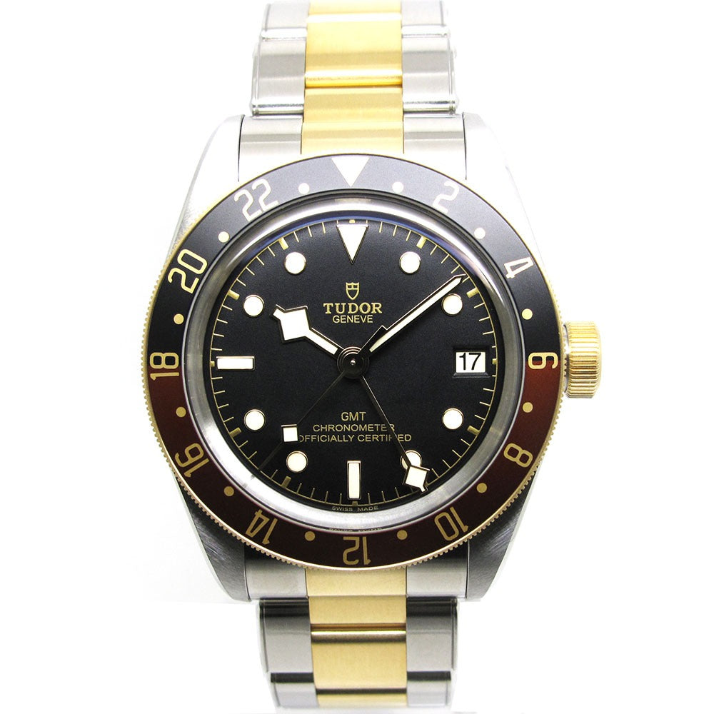 TUDOR チュードル 腕時計 ブラックベイ GMT S&G 79833MN M79833MN-0001 自動巻き HERITAGE BLACK BAY 未使用品