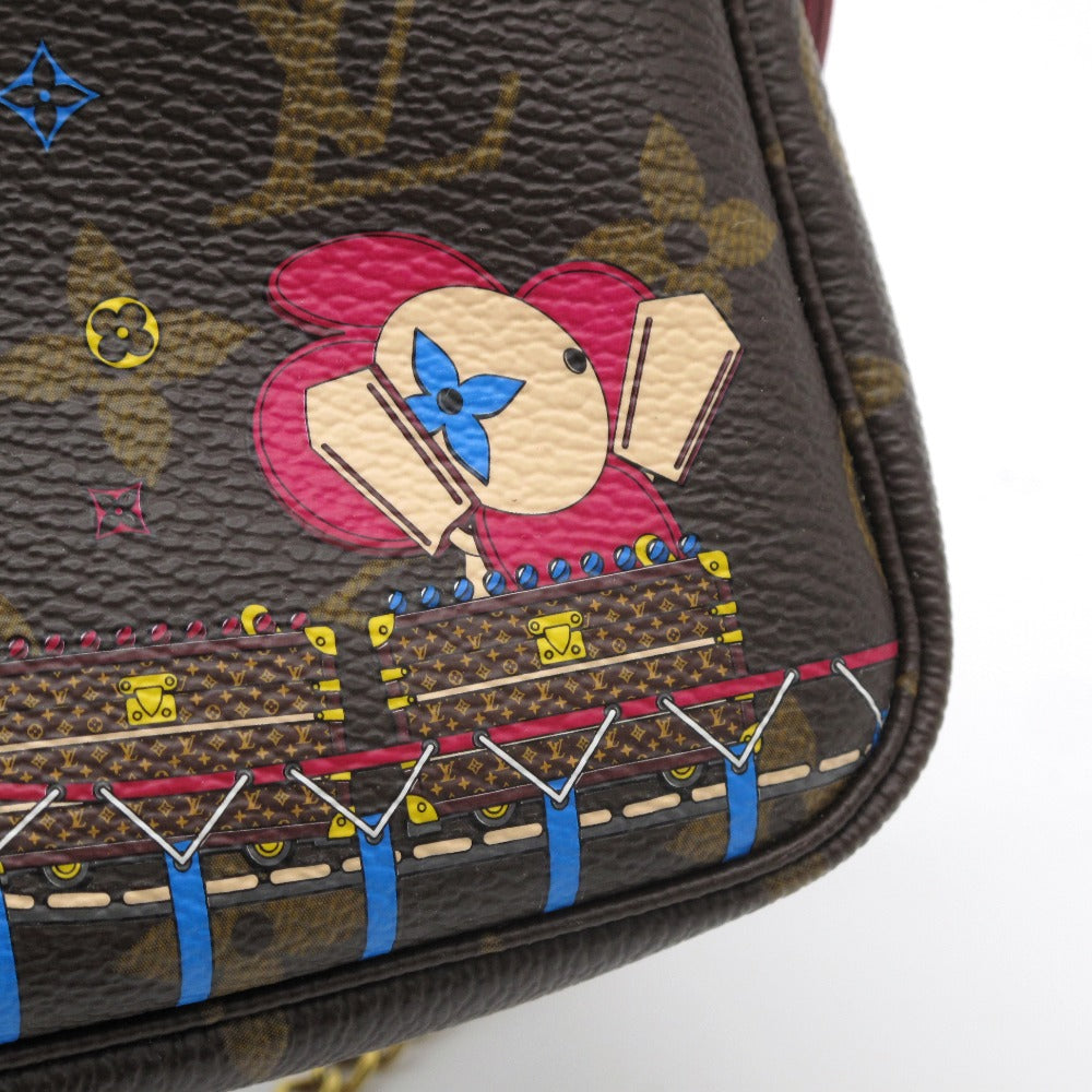 LOUIS VUITTON ルイ・ヴィトン ミニポシェット アクセソワール ホリデーコレクション モノグラム ヴィヴィエンヌ M69752 アクセサリーポーチ チェーンバッグ ミニバッグ