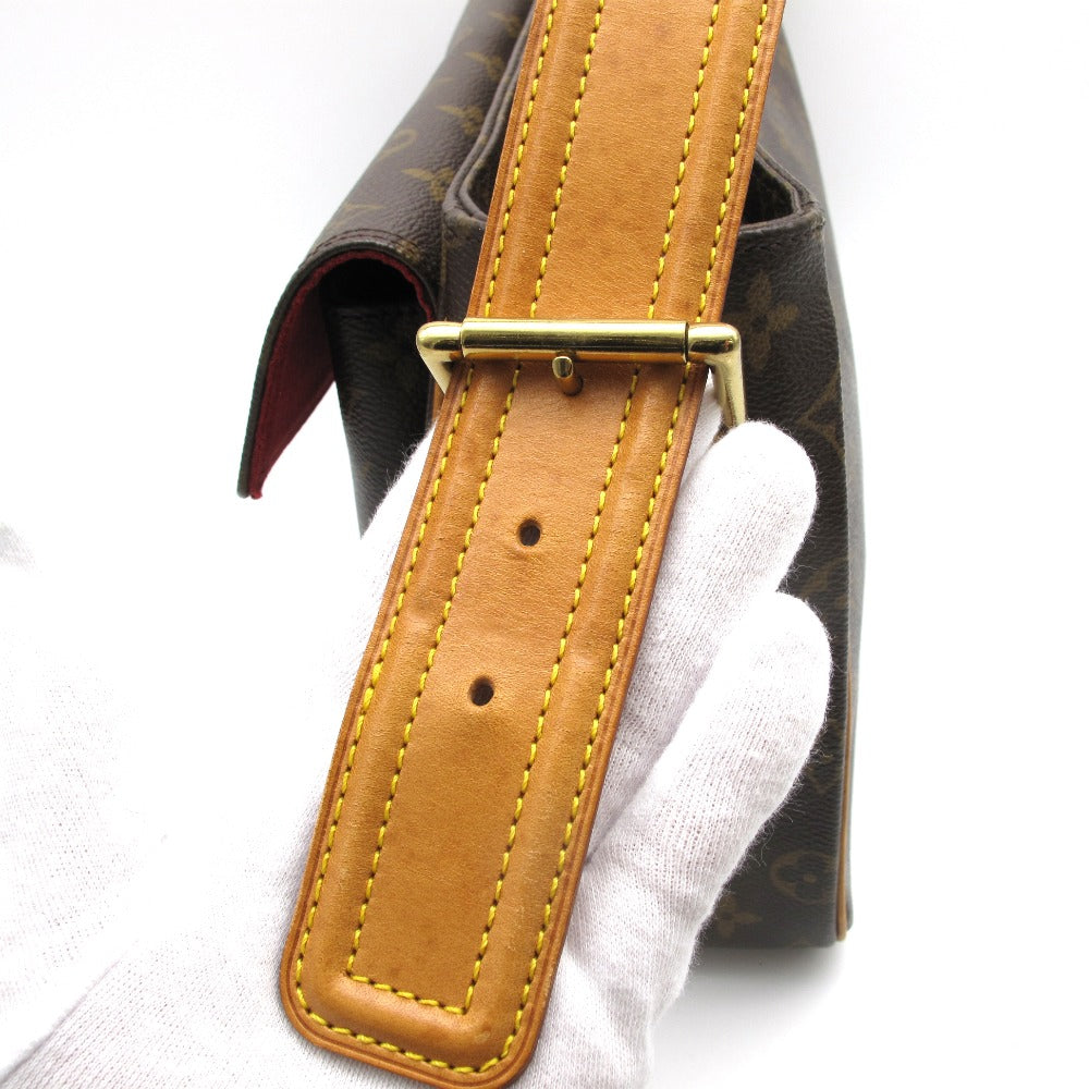 LOUIS VUITTON ルイ・ヴィトン ショルダーバッグ ヴィバ シテGM PVC レザー レディース モノグラム M51163 美品