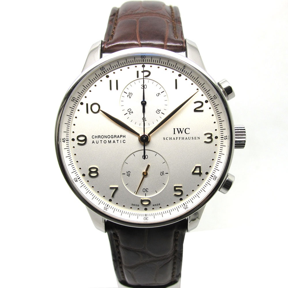 IWC SCHAFFHAUSEN アイダブリューシー シャフハウゼン 腕時計 ポルトギーゼ クロノグラフ IW371445 自動巻き PORTUGUESE 美品