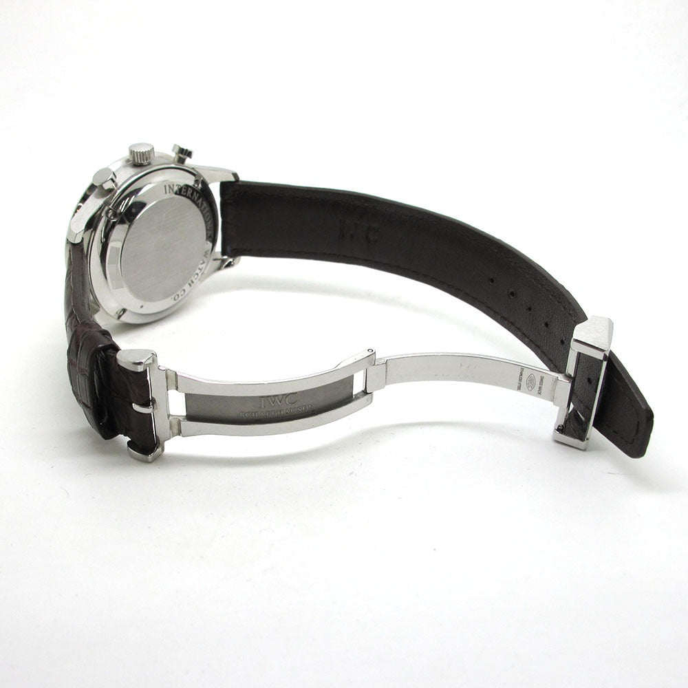 IWC SCHAFFHAUSEN アイダブリューシー シャフハウゼン 腕時計 ポルトギーゼ クロノグラフ IW371445 自動巻き PORTUGUESE 美品