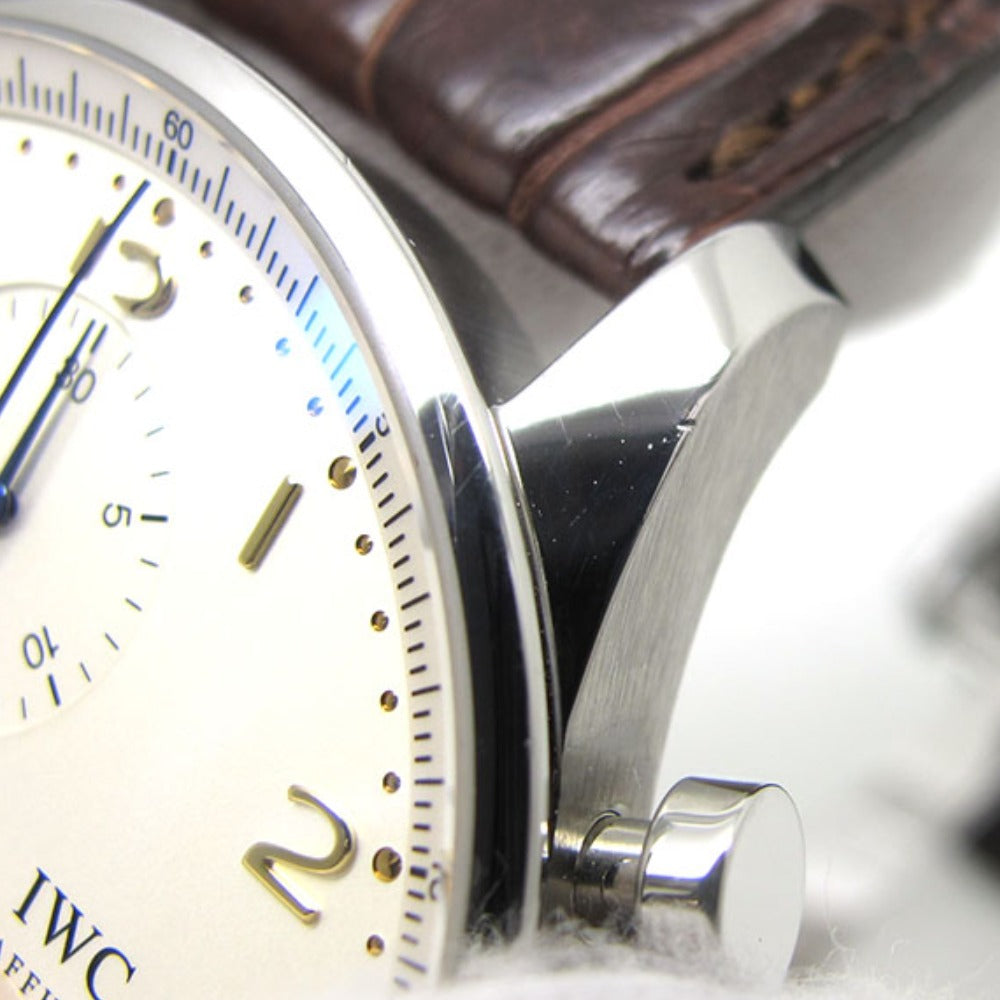 IWC SCHAFFHAUSEN アイダブリューシー シャフハウゼン 腕時計 ポルトギーゼ クロノグラフ IW371445 自動巻き PORTUGUESE 美品